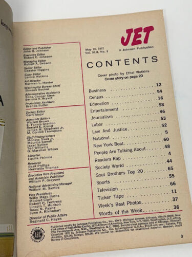 Jet Magazine May 18 1972 - Foto 4 di 4