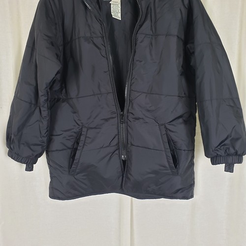 LL Bean Kids 3-in-1 Inner Liner Quilted Nylon Jacket Parka Boys Kids S 8 Black - Picture 3 of 7