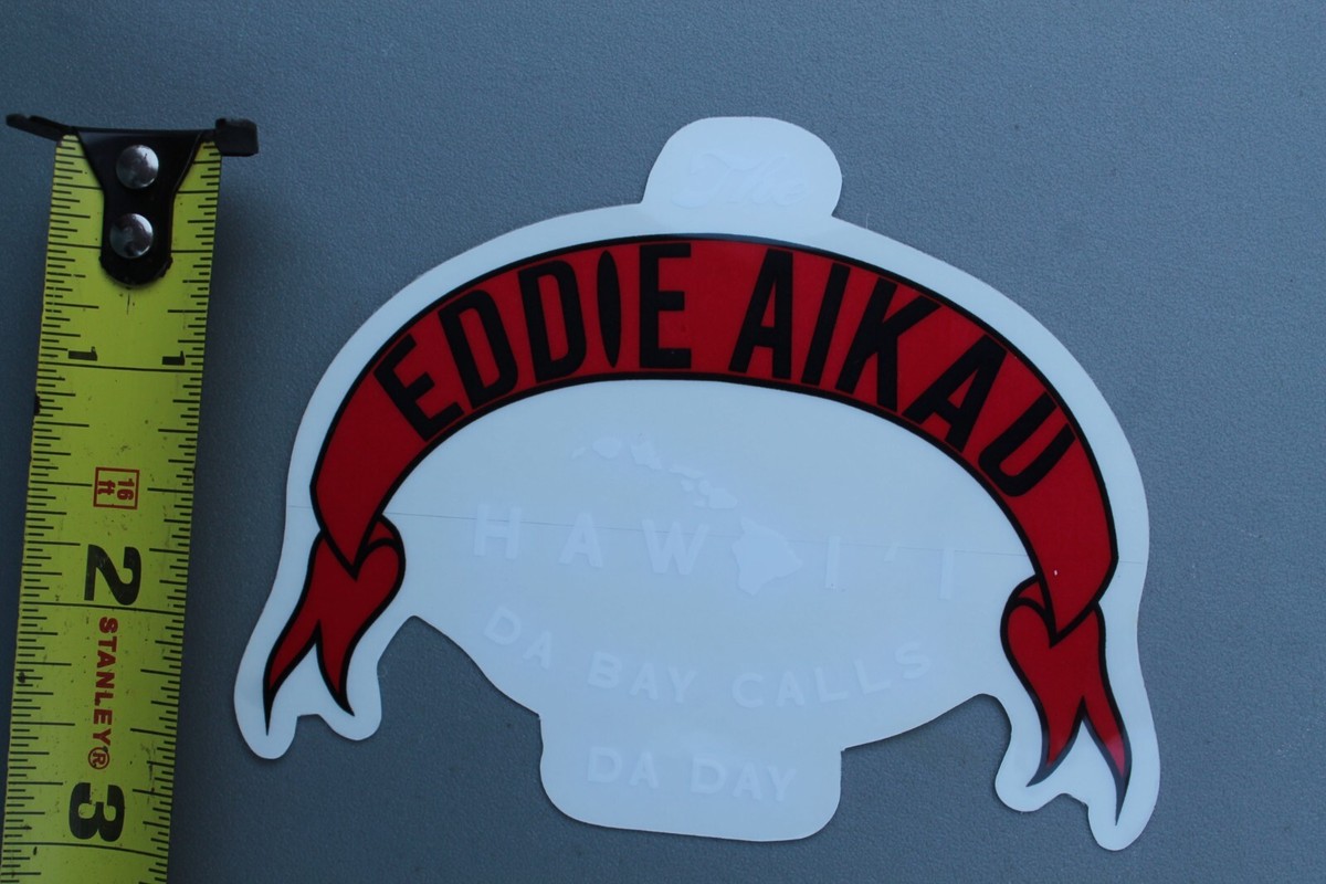 Eddie Aikau T&C Surf Surfboards Hawaii Bay Calls Clear Red White