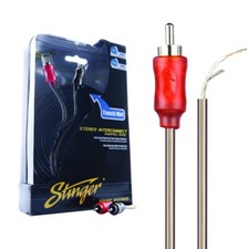 Stinger SI1220 1000 Series 20' 2-Channel No Noise RCA Interconnect Audio Cable