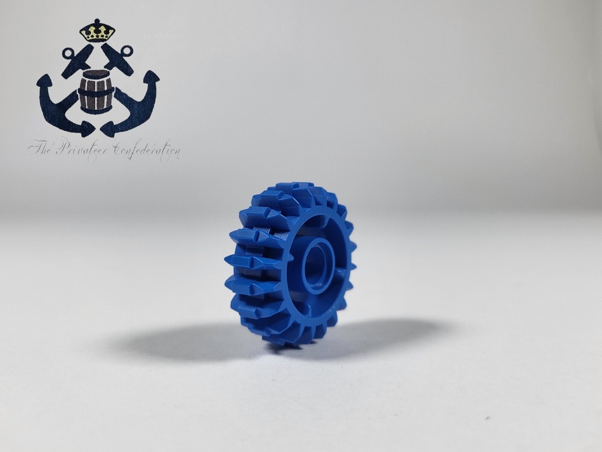LEGO Blue Gear 20 Tooth Double Bevel 35185 For Technic Models / AT
