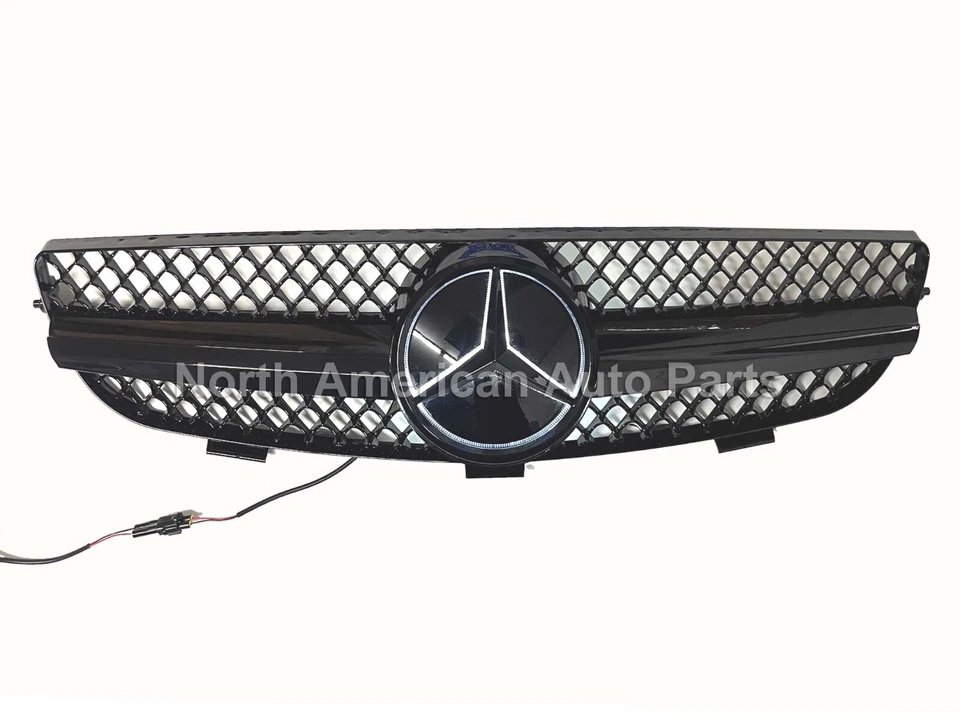 03-09 CLK All Black Rejilla Iluminada Estrella CLK320 CLK55 CLK500 CLK430 CLK Foto 3 de 4