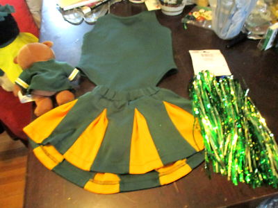 Green Bay Packers 2pc. BABY GIRLS CHEERLEADER DRESS,sz. 12 MTHS,POMS & 1997 BEAR | eBay Green Bay Packers 2pc. BABY GIRLS CHEERLEADER DRESS,sz. 12 MTHS,POMS & 1997 BEAR | eBay