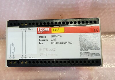 BECKHOFF USV/UPS C9900-U320  POWER SUPPLY 24V 2.5Ah FREE SHIPPING USA STOCK