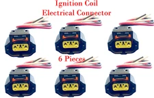 6 x Ignition Coil Electrical Connector Fits Chrysler Dodge Jeep Mitsubishi V6