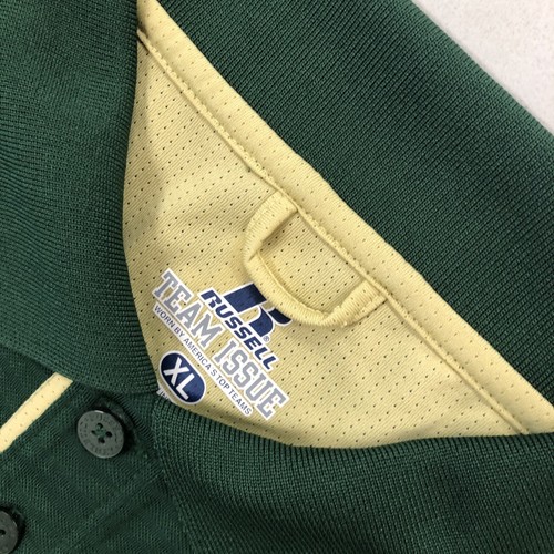 Polo uomo calcio S/S Dri-Power nuova con etichette COLORADO STATE XL Russell squadra emessa - Foto 2 di 13