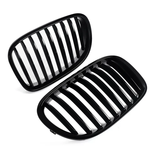 For BMW F01 F02 F03 F04 2009-2015 2Pcs Gloss/Matte Black Front Bumper Grille ABS - Picture 11 of 20