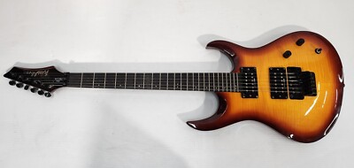 Washburn XM Pro-FR Flame Honey Sun-Burst Mahogany & Maple Body