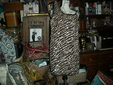 ALICE + OLIVIA Sassy One Shoulder Chocolate Sequin Dress Size 2