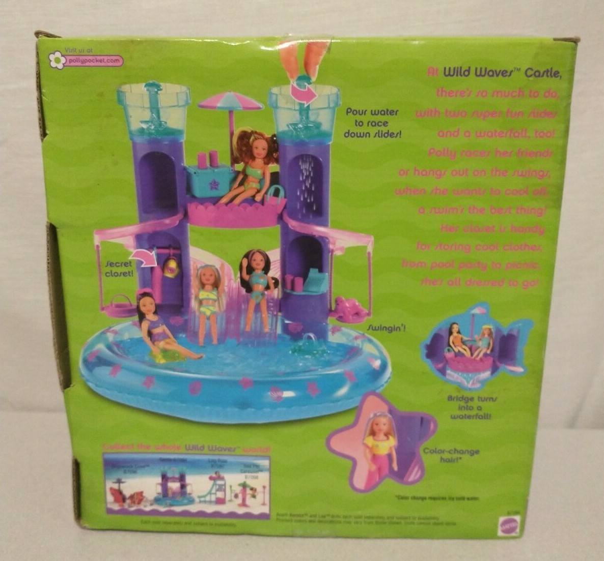 polly pocket wild waves castle