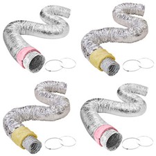 Alu isoliert Thermo Flexschlauch Lüftungsschlauch Warmluftschlauch Ø101-254mm