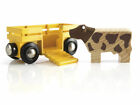 BRIO 33406 Farm Cow & Wagon Wooden Toy
