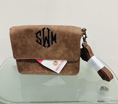 Marley  Lilly Bags For Women Faux Suede  Crossbody Monogram