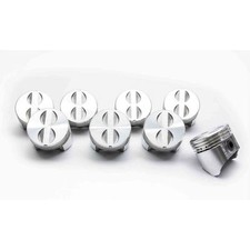 Sealed Power Flat Top 4vr Cast Pistons Set8 For Chevy Sb 283 .060 Bore