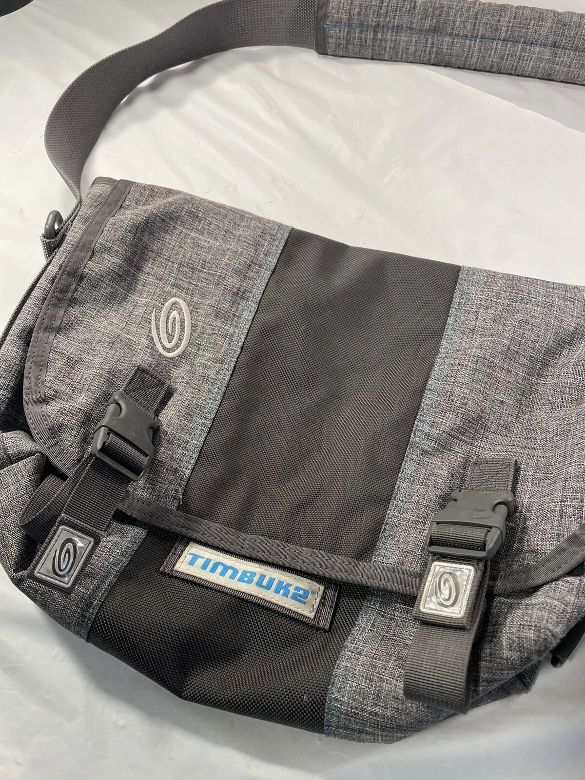 TIMBUK2 Borsa Messenger Classica Grigio Medio Nero Hipster Pendolare