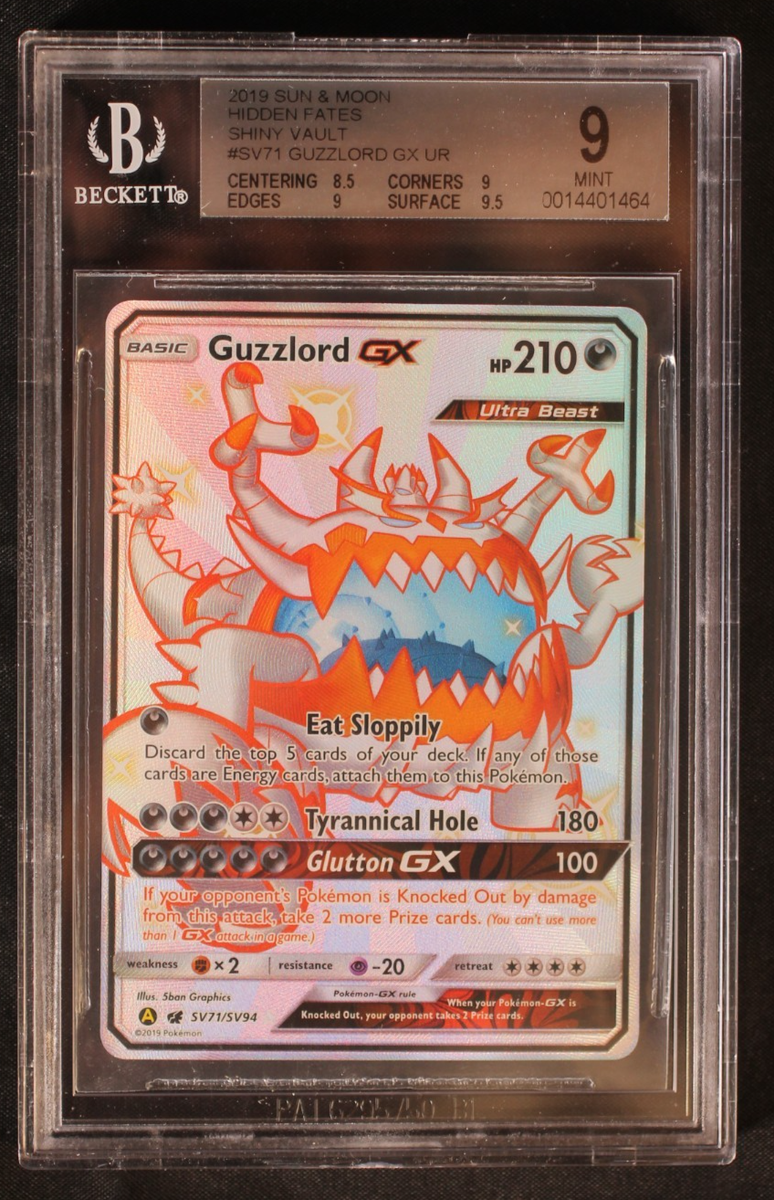 2019 Pokemon Hidden Fates Guzzlord GX #SV71 BGS 9 | eBay