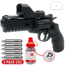 Umarex Brodax .177 Cal Air Pistol BB Gun w/ Red Dot Sight, CO2 & BBs (2252109)