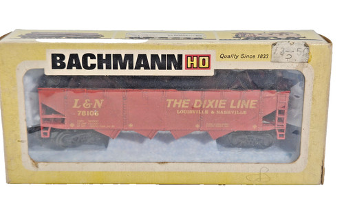 Bachmann HO L&N The Dixie Line 78105 Louisville Nashville Quad Hopper rot verpackt. | Zustand: Used