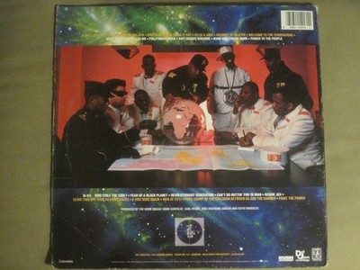 PUBLIC ENEMY FEAR OF A BLACK PLANET LP ORIG 1990 DEF JAM BOMB