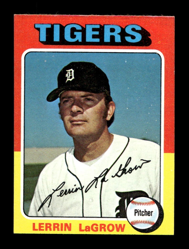 1975 Topps MINI #116 Lerrin LaGrow Tigers NEAR MINT *8g