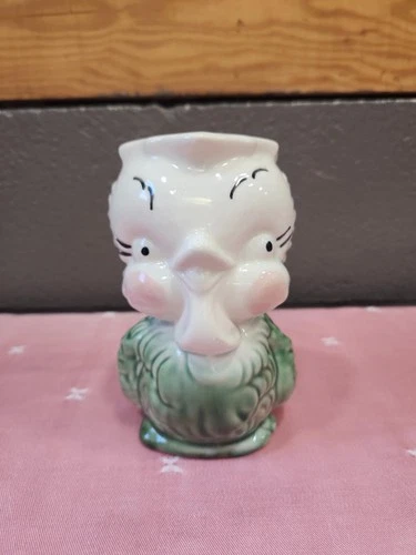 Vintage 1950's Shawnee Pottery  Chickadee Pitcher Creamer