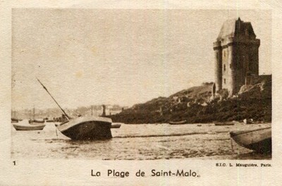Bild Chromo Strand von SAINT MALO Rücken Pub Quintonine plus ein Rad ANGEBOT