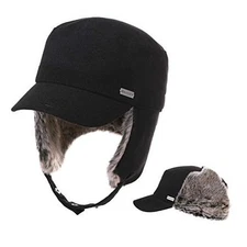  Unisex Winter Elmer Fudd Earflap Trapper Hunting Ski Hat Large 99707#black