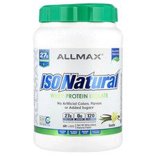 1 X ALLMAX, ISONatural�, Whey Protein Isolate, Vanilla, 2 lbs (907 g)
