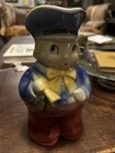 Vintage Shawnee Pottery 1940’s Little Boy Blue Pitcher No Chips Or Cracks 7.5 "H