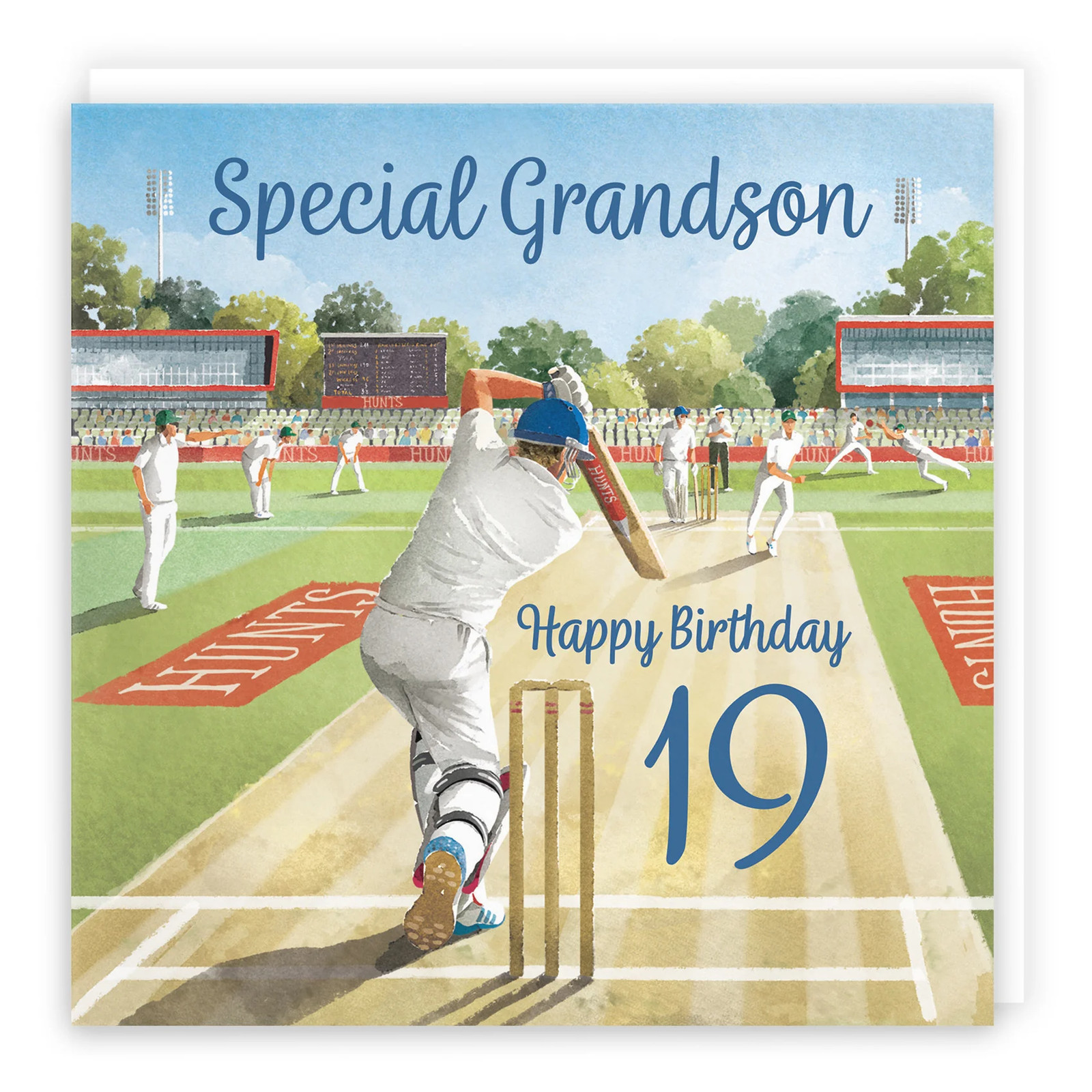 19th Grandson Cricket Birthday Card Milo's Gallery