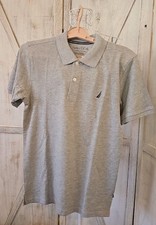 Nautica Boys Youth Polo Shirt Size Large 14/16 Grey Heather NWT D-36