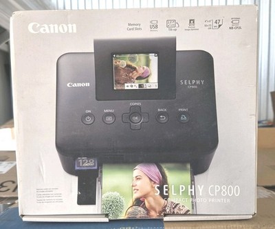 Canon Selphy CP800 Compact Photo Printer Black New Open Box Excellent*