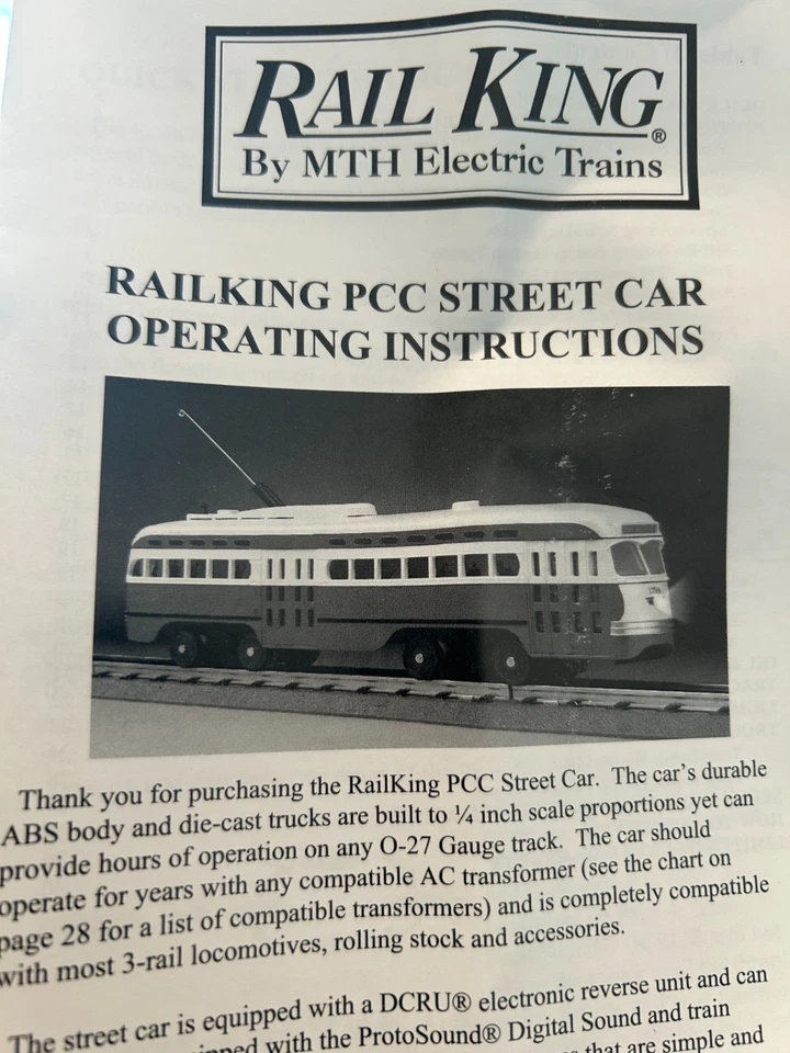 MTH 30-2505-1 Pittsburg PCC Streetcar w/ Protosounds LN/Box - Image 3 of 3