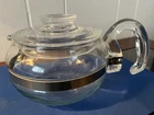Vintage Pyrex Flameware Tea Pot # 8446-B 6 Cup