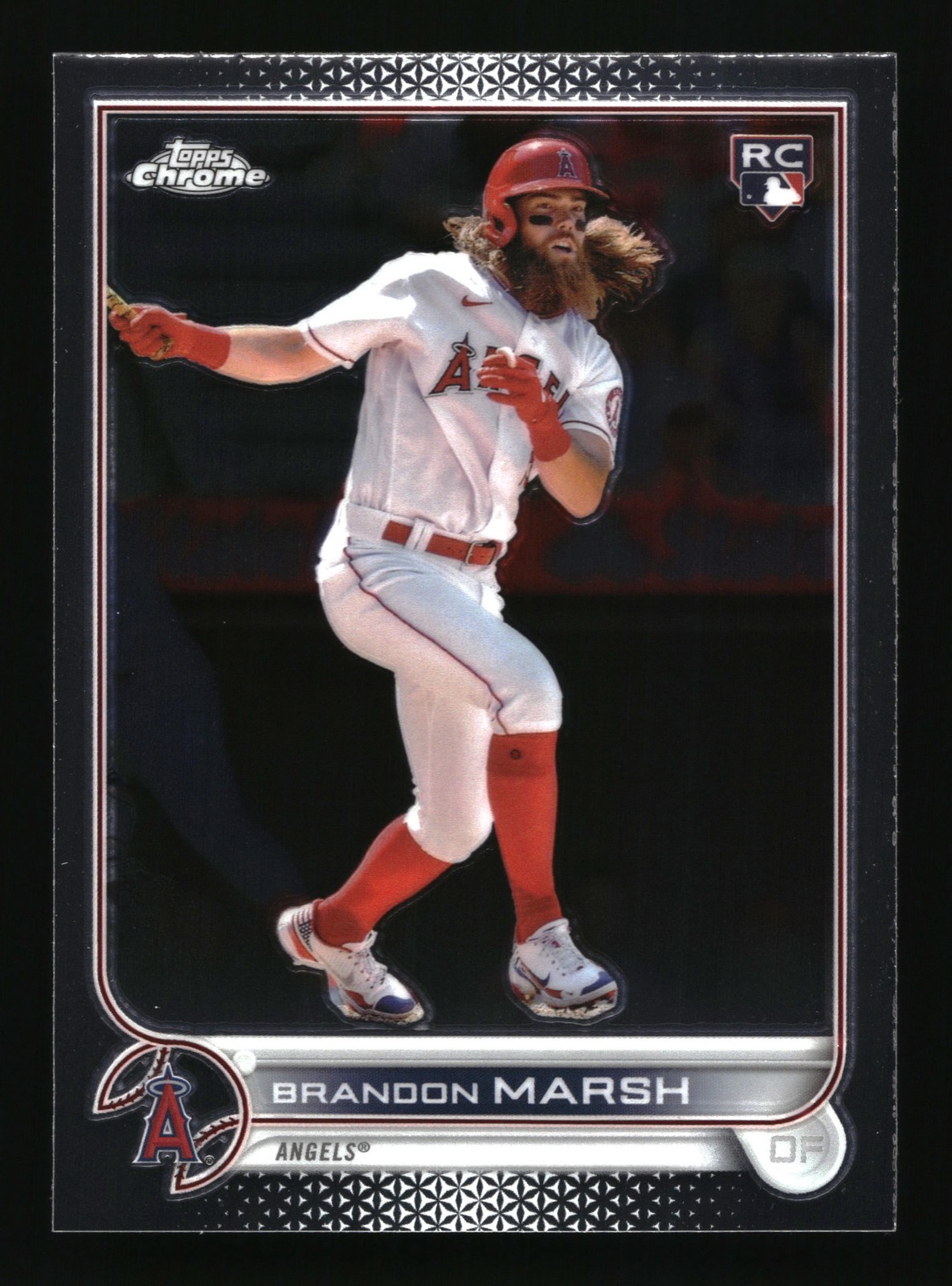 2022 Topps Chrome  Brandon Marsh #133 Los Angeles Angels  Baseball Card