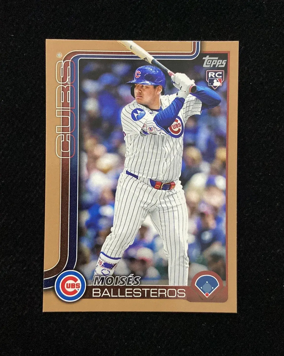 2025 Topps Update Series Gold #US262 Moises Ballesteros RC 0526/2025 Cubs HD