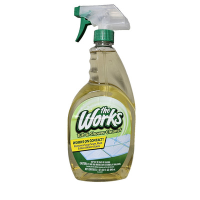 (1) The Works Tub & Shower Cleaner Spray 32 oz