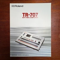 VINTAGE ORIGINAL 1984 ROLAND TR-707 RHYTHM COMPOSER BROCHURE
