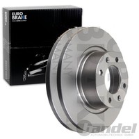 2X Eurobrake Bremsscheiben 276Mm Voll Hinten Passend FÜR CitroËN C5 | 5815201930