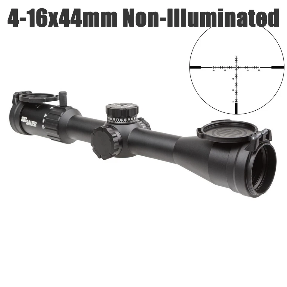 SIG SAUER Whiskey4 4-16x44, 5-20x50 6-24x50 Tactical Rifle Scope FFP Illuminated - Image 2 of 4