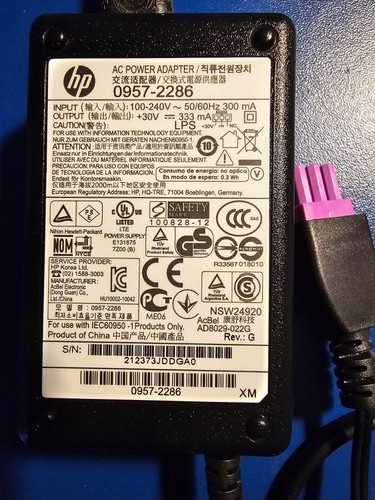 Original HP-Ladegerät für Drucker 0957-2286