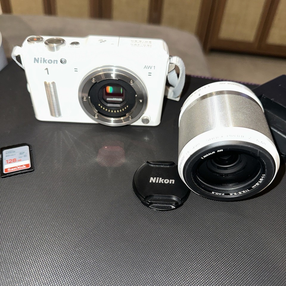 Nikon 1 AW1 Waterproof Mirrorless Camera 11-27.5 Lens W/ 128 GB Memory+ ...