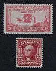 CKStamps: US Stamps Collection Scott#319f 649 2c Mint NH OG Large Margin