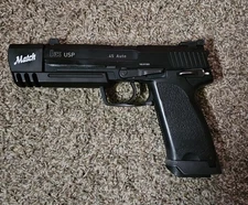KWA USP Match Airsoft Gas Blowback Pistol.
