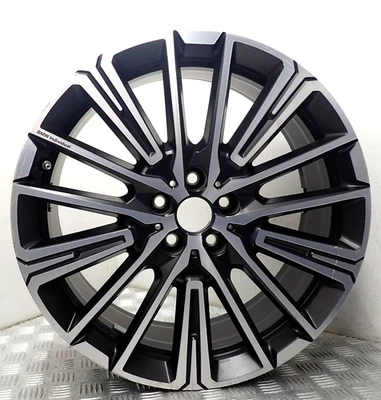 GENUINE BMW X1 X2 20'' GREY DIAMOND CUT ALLOY WHEEL 6898042 (W-390) - Image 1 of 4