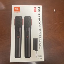 JBL PartyBox Digital Wireless Microphone System with Dual-Channel Receiver