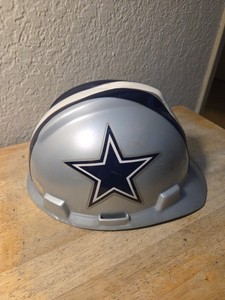 Vintage 90s NFL Dallas Cowboys MSA V-Gard Medium Certified Construction Hard Hat