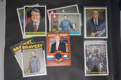 Topps American Heritage Sammelkarten   US Geschichte / Persönlichkeiten   Auswah