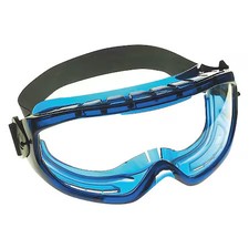 Kleenguard 18624 Safety Goggles, Clear Lens/Blue Frame, Anti-Fog, Indirect