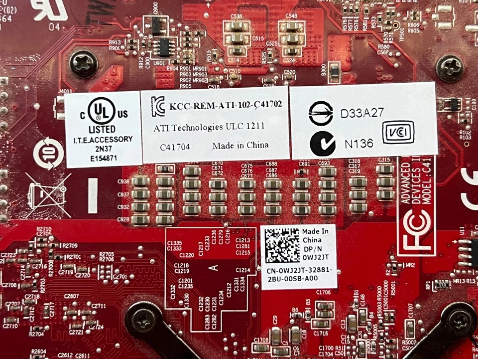 DELL AMD FirePro W5000 2GB GDDR5 Full Profile Graphics Card 0WJ2JT Dual DVI - Image 4 of 4